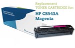 Magenta genfyldt lasertoner - HP CB543